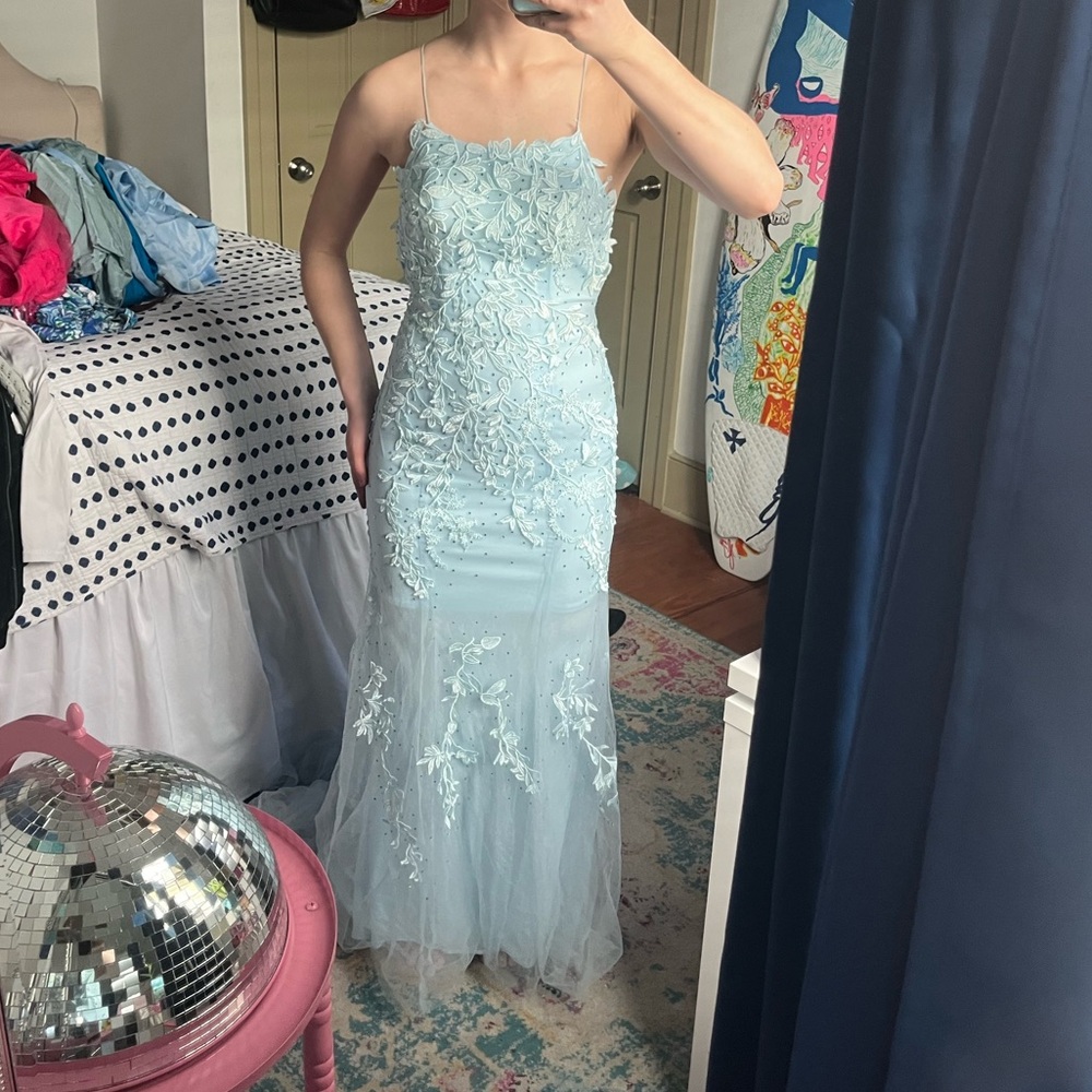 Blue Prom Dress